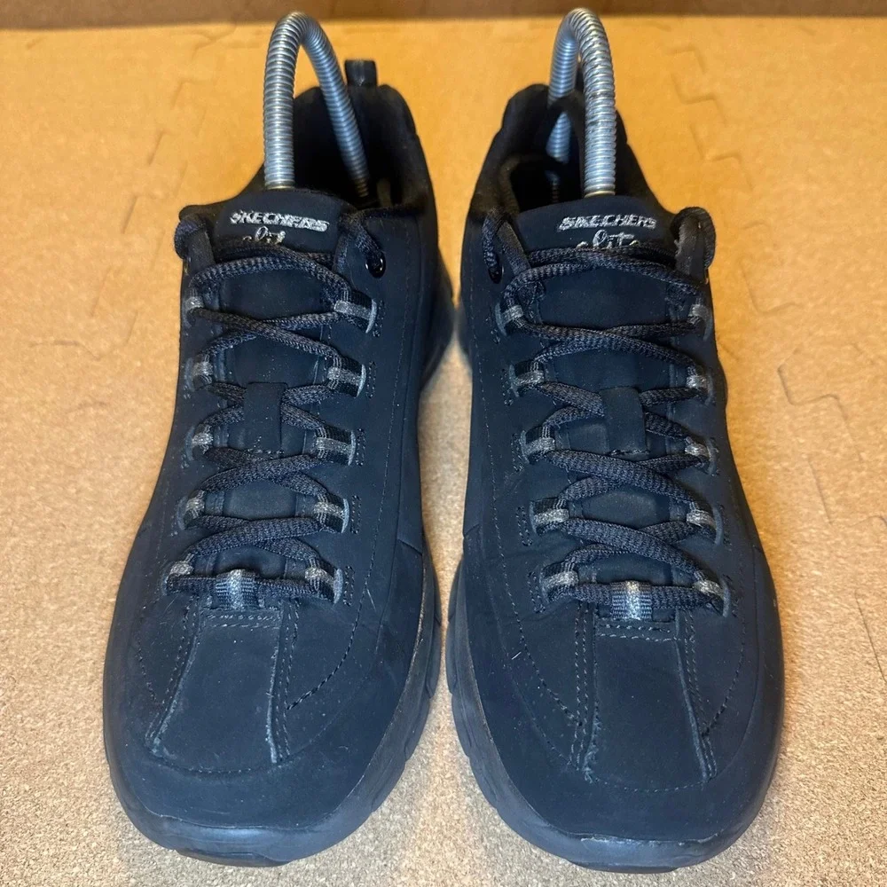 Skechers Flex Elite Women Black Memory Foam Sneakers 11717EW BBK Size 8